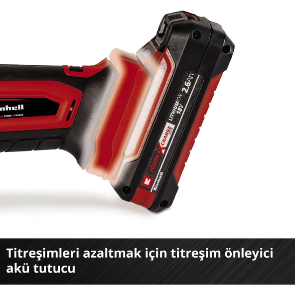 Einhell TC-MG 18 Li - Solo, Akülü Raspalama Makinesi - Resim 5