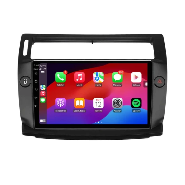 Citroen C4 Android Multimedya Sistemi 4-64 Cadence (2005-2011)+360 KAMERA - Resim 2