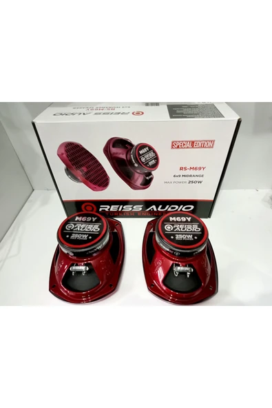 Reiss Oval Midrange Hoparlör - 250w 100rms Kayık Midrange - 3