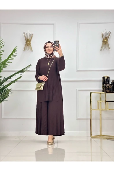 Kadın Tesettür Takımı Pantolon & Tunik - 3
