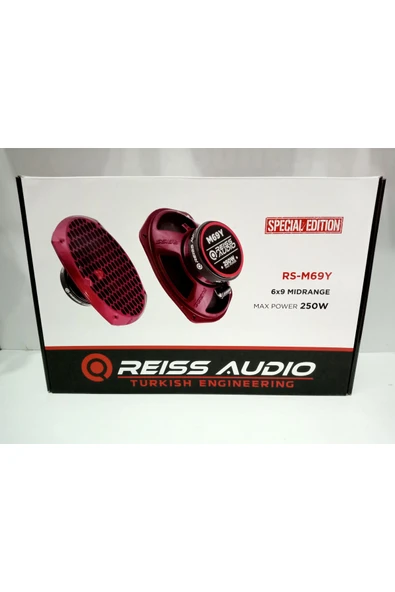 Reiss Oval Midrange Hoparlör - 250w 100rms Kayık Midrange - 4