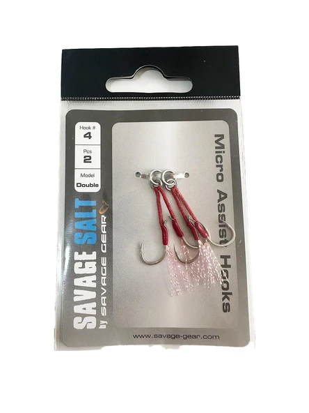 Savage Gear Micro Assist Single İğne No:4 2Ad. Double ürün görseli