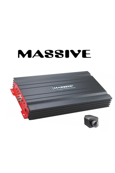 Massive Ms-kl120.4 4x120 Rms Profesyonel Oto Amfi Anfi Kl120.4 Bas Kontrollü