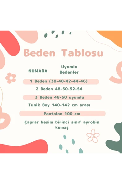 Kadın Tesettür 2^Li  Takım Tunik&Pantolon - 2