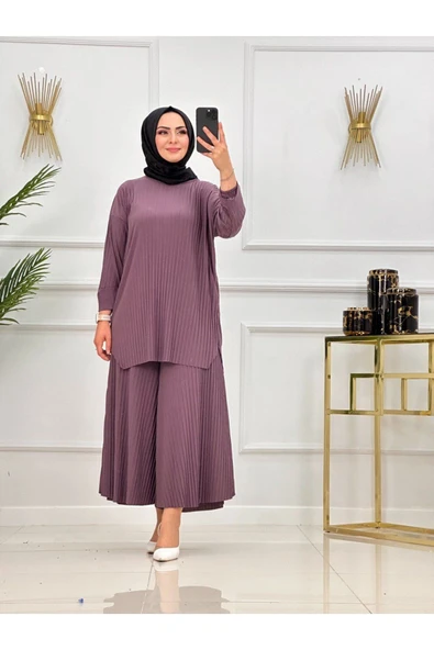 Kadın Tesettür Takımı Pantolon & Tunik - 10