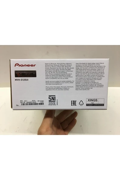Pioneer Mvh-s125uı Oto Teyp Usb Aux Çift Amfi Çıkışı Mıxtrax - 4