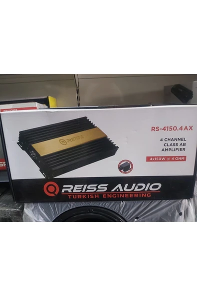 REISS AUDIO Reis Rs-4150.4ax Amfi 4ohm 4x150 Watt Rms - 2