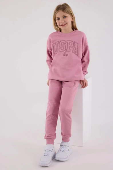 U.s. Polo Assn Eşofman Takımı Us2305-4 Gül Kurusu - Resim 2