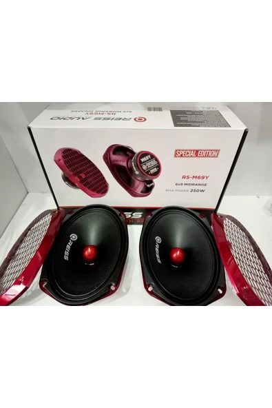 Reiss Oval Midrange Hoparlör - 250w 100rms Kayık Midrange - 2