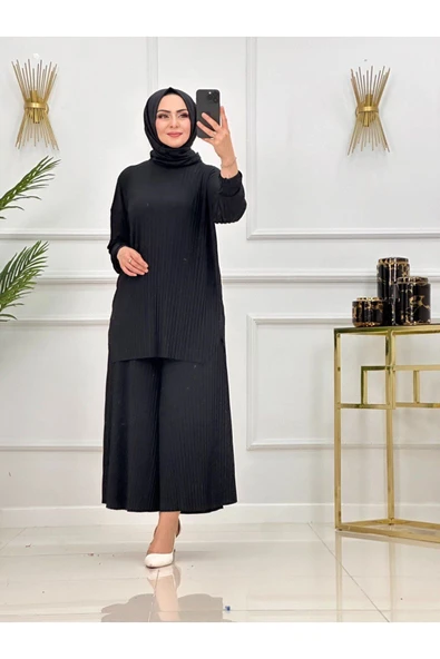 Kadın Tesettür Takımı Pantolon & Tunik - 5