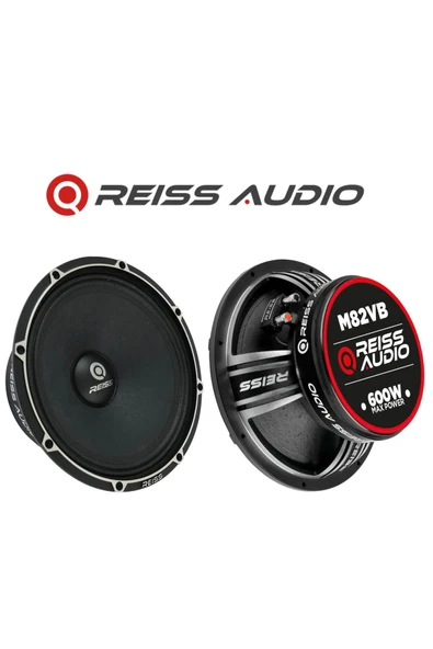 Reiss Rs-m82vb 20cm Tanesi 600wat-300w Rms 20cm Oto Midrange Hoparlör Premimum Seri
