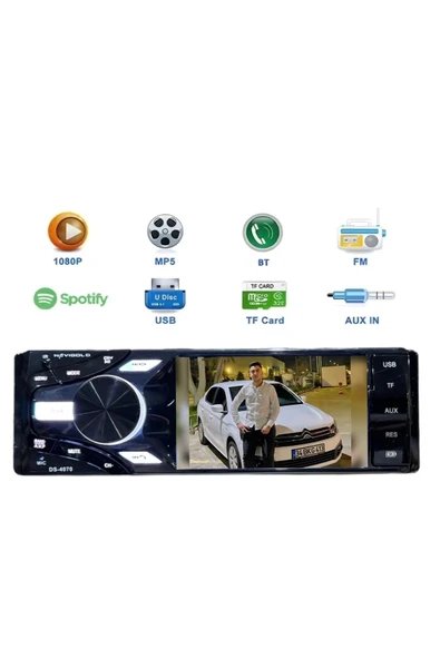 Navigold Ds-4070 Araba Oto Teyp Ekranlı Bluetooth-mp5-mp4-usb-sd Kamerasız - 1