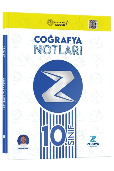 Coğrafyanın Kodları Maarif Modeli 10. Sınıf Coğrafya Notları Zeduva Yayınları - 1