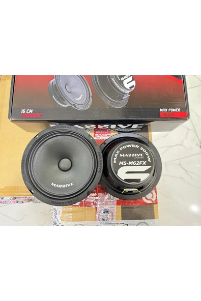 Massive Ms-m62fx 16 Cm Çifti 600wat-240 Rms Oto Midrange Hoparlör Deprem Serisi Çifti - 3