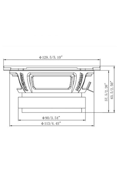 REISS AUDIO Rs-m5dx Rms 60w Max Power 170w 13 Cm Midrange - 5