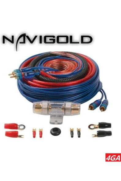 Navigold 4ga Kalın Kaliteli Profesyonel Full + Full Anfi Set Kablo 1. Sınıf Kalıite - 1