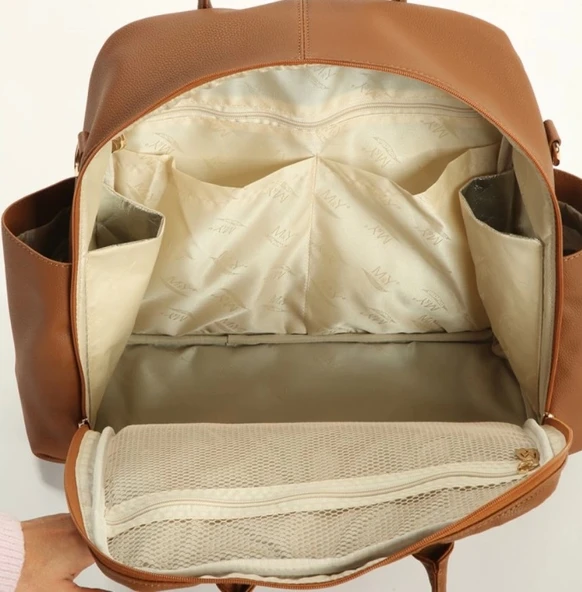 M&y Maia Anne Bebek Bakım Sırt Çantası 7310 Taba - 3