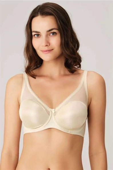 AmoraSecret AmoraSecret Balenli Desteksiz Dolgusuz Toparlayıcı Günlük Klasik Küçültücü Sütyen - 1