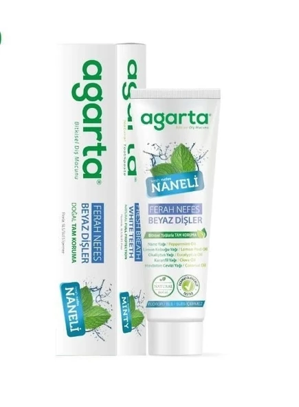 Agarta Doğal Diş Macunu 100 Ml Nane Özlü ürün görseli