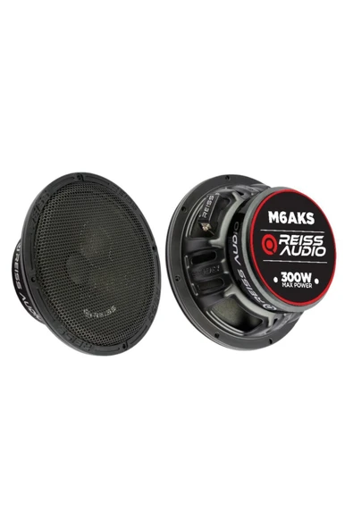 Reiss Rs-m6aks Çifti 600w-240w Rms Özel Seri 16cm Metal Kapaklı Oto Midrange Hoparlör Takım Aksr - 2