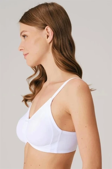 AmoraSecret AmoraSecret Balensiz Desteksiz Dolgusuz Toparlayıcı Günlük Klasik Küçültücü Sütyen - 3