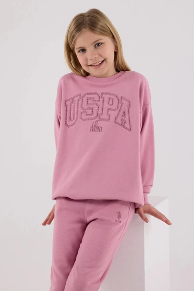 U.s. Polo Assn Eşofman Takımı Us2305-4 Gül Kurusu - Resim 3