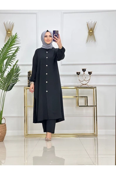 Kadın Tesettür 2'Li Takım Tunik & Pantolon - 1