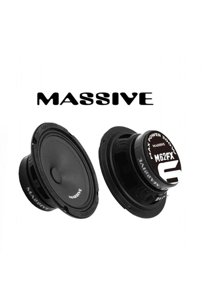 Massive Ms-m62fx 16 Cm Çifti 600wat-240 Rms Oto Midrange Hoparlör Deprem Serisi Çifti