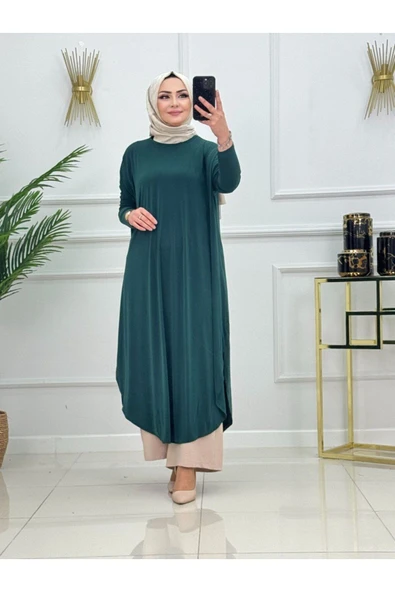 Kadın Tesettür Tunik Sandy Kumaş - Resim 6