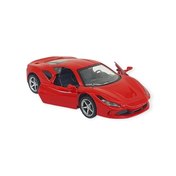 Çek Bırak Araba Metal - 6636-68M - Kırmızı - Resim 2