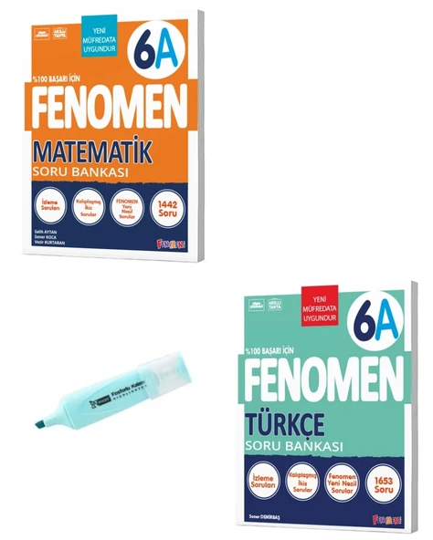 6. Sınıf A Serisi Matematik Ve Türkçe Soru Bankası