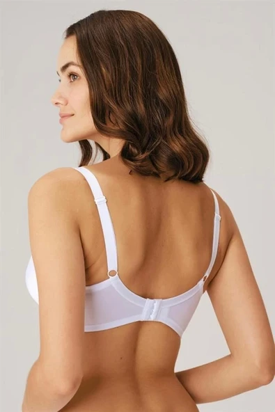 AmoraSecret AmoraSecret Balenli Desteksiz Dolgusuz Toparlayıcı Günlük Klasik Küçültücü Sütyen - 2