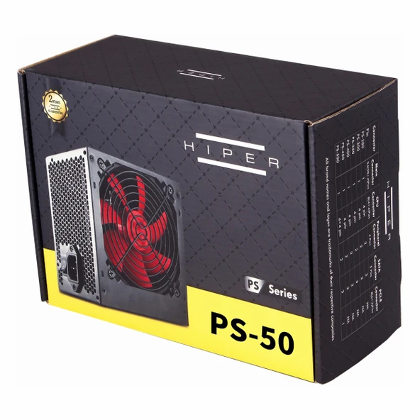 Hiper PS-50 500W Güç Kaynağı ürün görseli 1