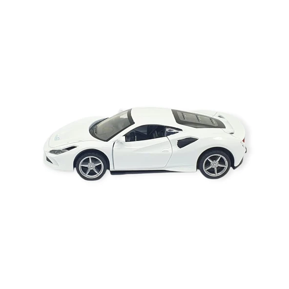 Çek Bırak Araba Metal - 6636-68M - Beyaz - Resim 2