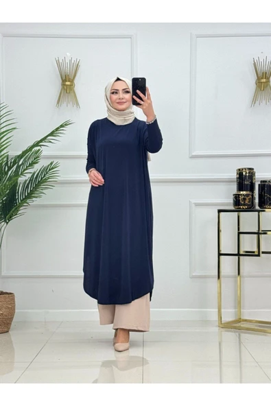 Kadın Tesettür Tunik Sandy Kumaş - Resim 8