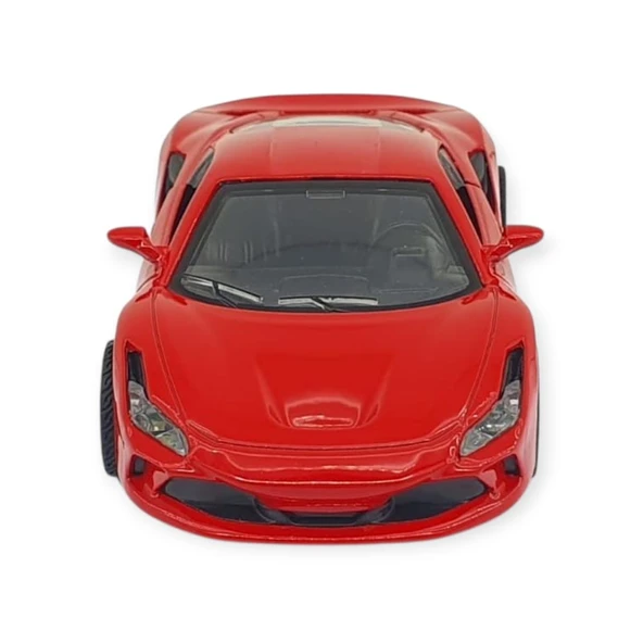 Çek Bırak Araba Metal - 6636-68M - Kırmızı - Resim 5