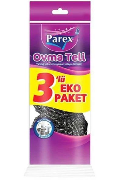Parex Bulaşık Ovma Teli 3 Adet ürün görseli