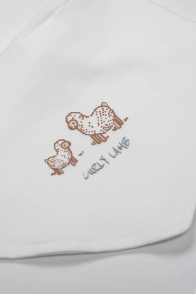 Bistyle Curly Lamb 10'lu Hastane Çıkışı 11106 Bej Mavi Ekru - 4