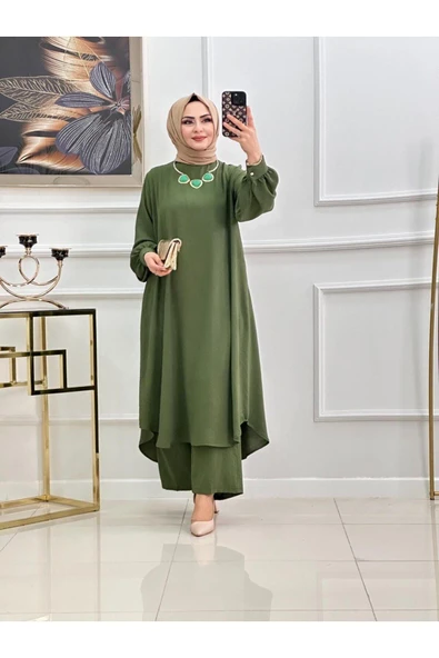 Kadın Tesettür Takım 2'Li Takım Tunik & Pantolon - 7