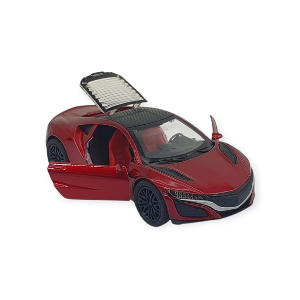 Çek Bırak Araba Metal - 3691C - Kırmızı - 2