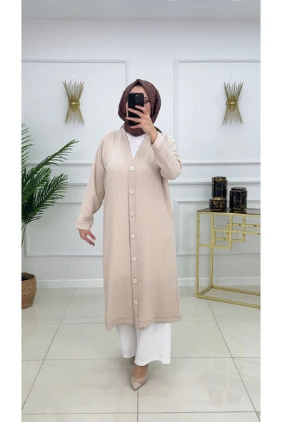 Kadın Tesettür Baharlık Hırka - 4