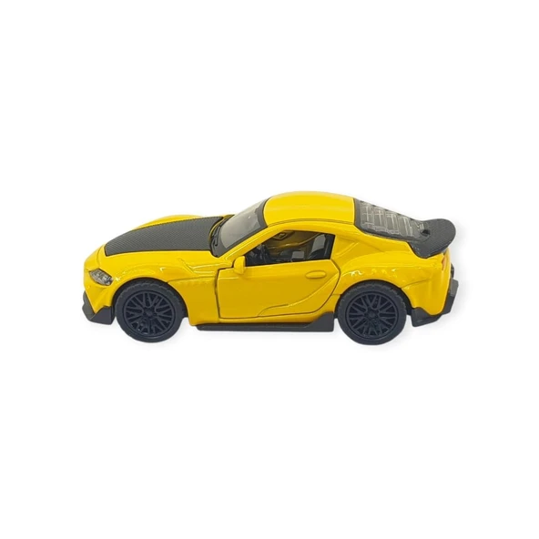 Çek Bırak Araba Metal - 3691C - Sarı - Resim 3