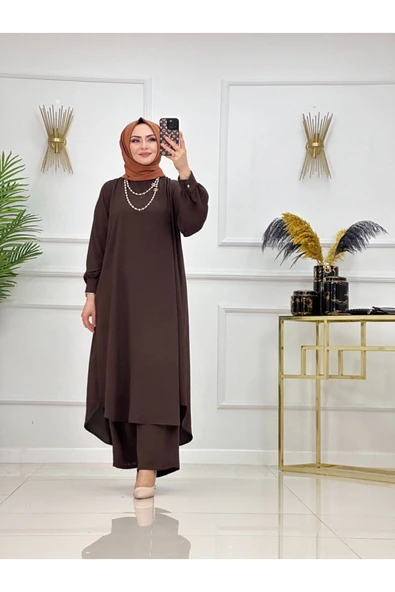 Kadın Tesettür Takım 2'Li Takım Tunik & Pantolon - 8