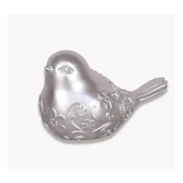 Selim Dekor Birdy Dekoratif Obje Gümüş ürün görseli