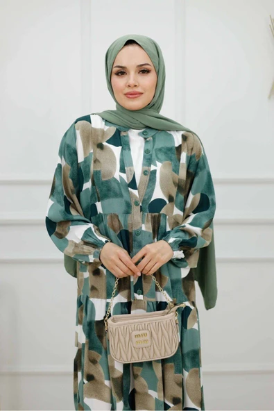 Kadın Tesettür Elbise - Resim 2