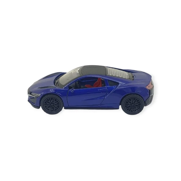 Çek Bırak Araba Metal - 3691C - Mavi - Resim 3