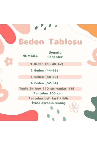 Kadın Tesettür Takım 2'Li Takım Tunik & Pantolon - 2