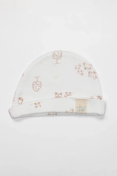 Bistyle Curly Lamb 10'lu Hastane Çıkışı 11106 Bej Mavi Ekru - 8