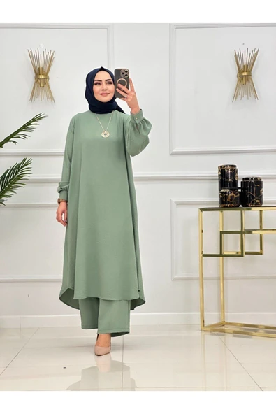 Kadın Tesettür Takım 2'Li Takım Tunik & Pantolon - 6