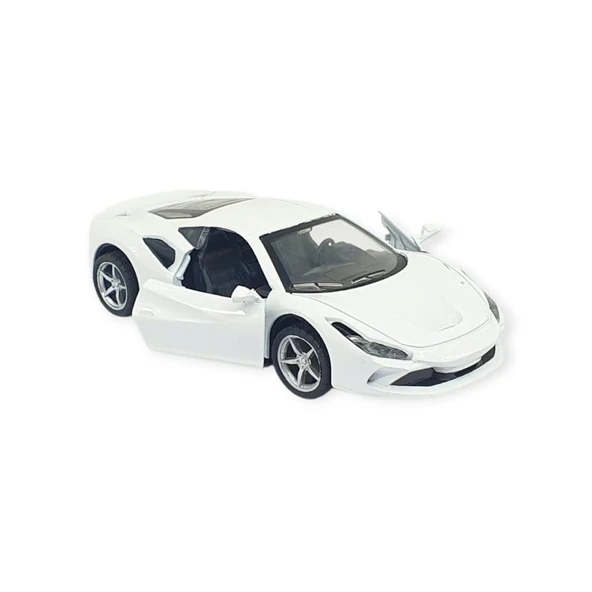 Çek Bırak Araba Metal - 6636-68M - Beyaz - Resim 3